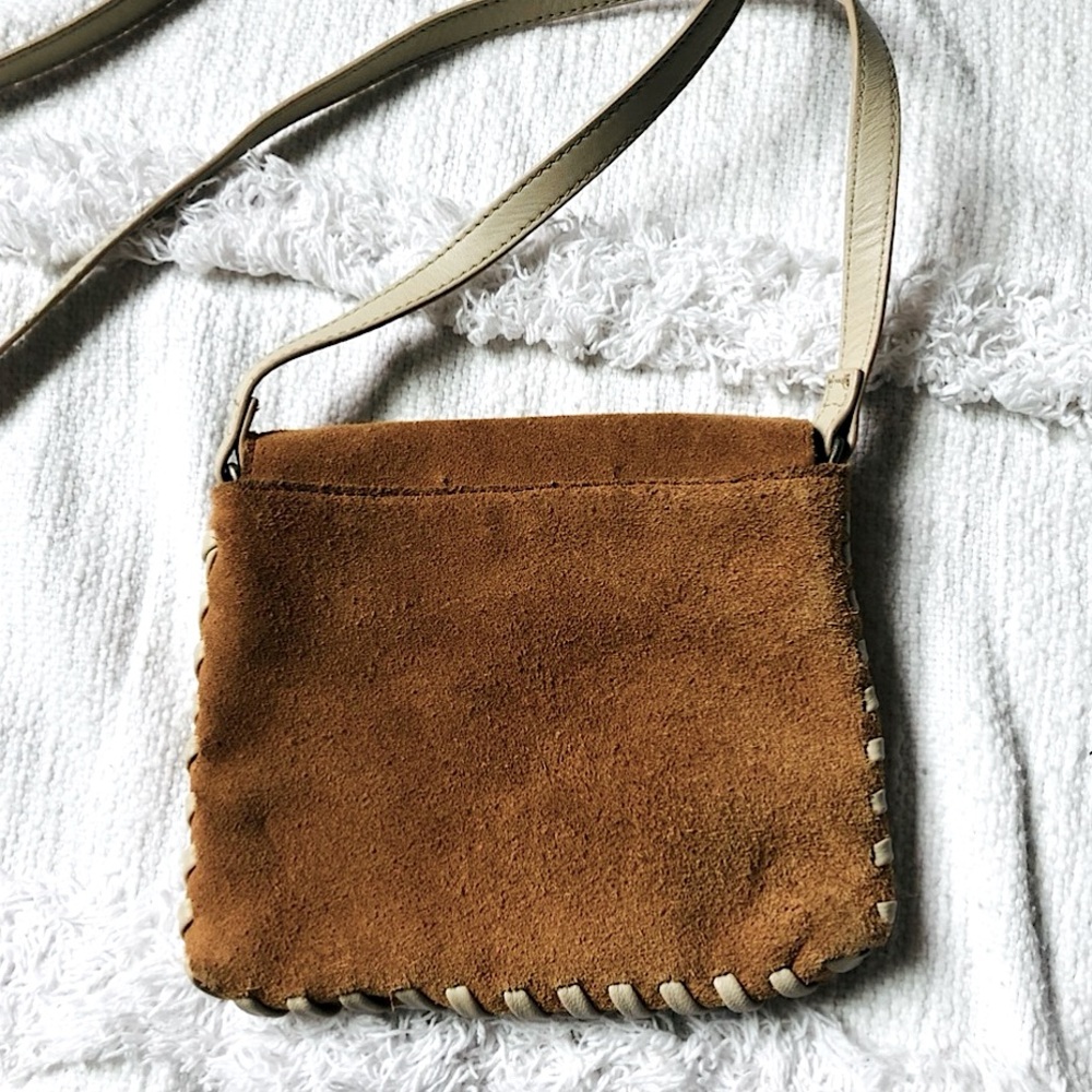 Urban Outfitters suede and leather mini crossover bag - Picture 2 of 9